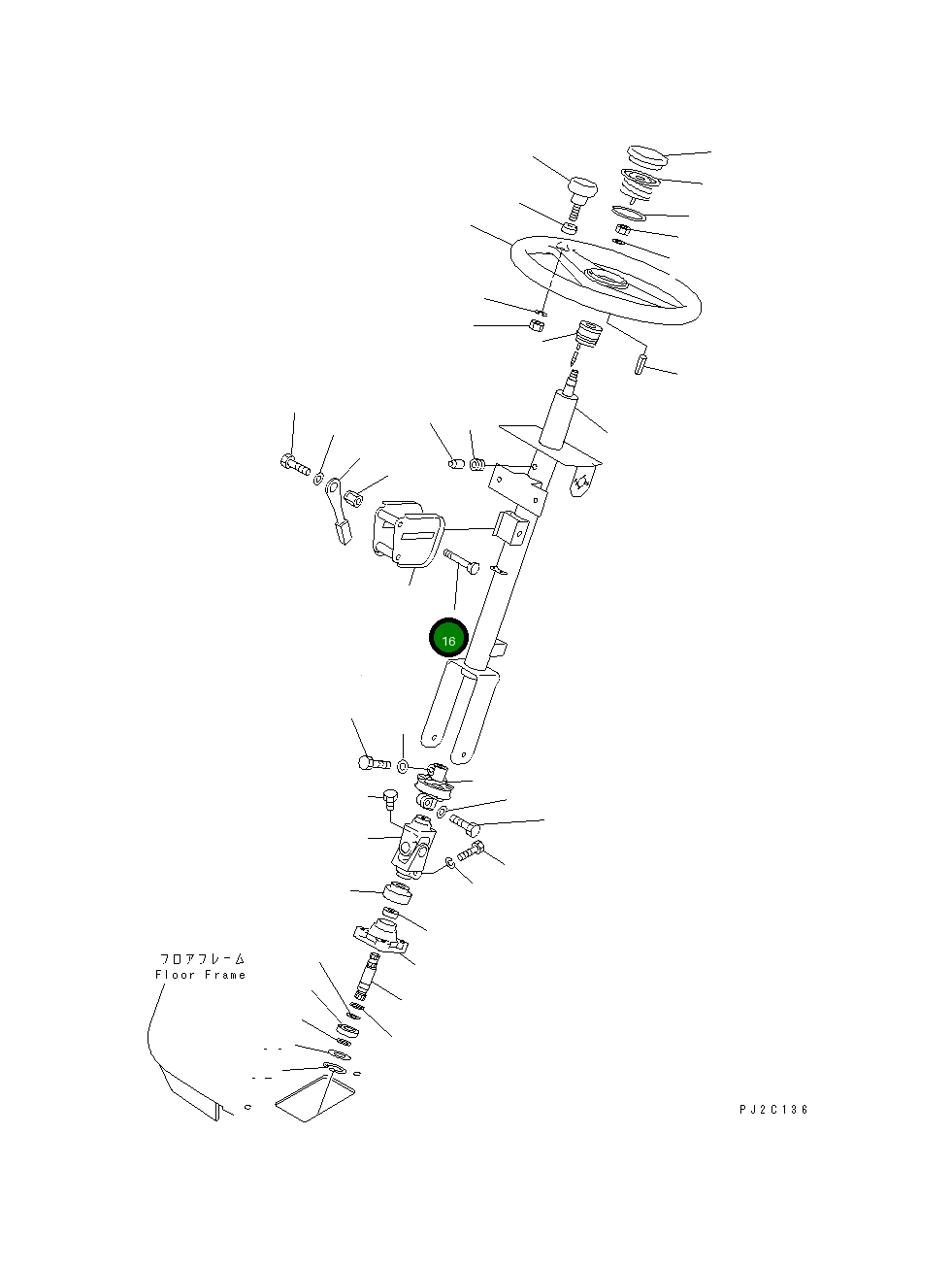 Болт 421-40-22360 Komatsu