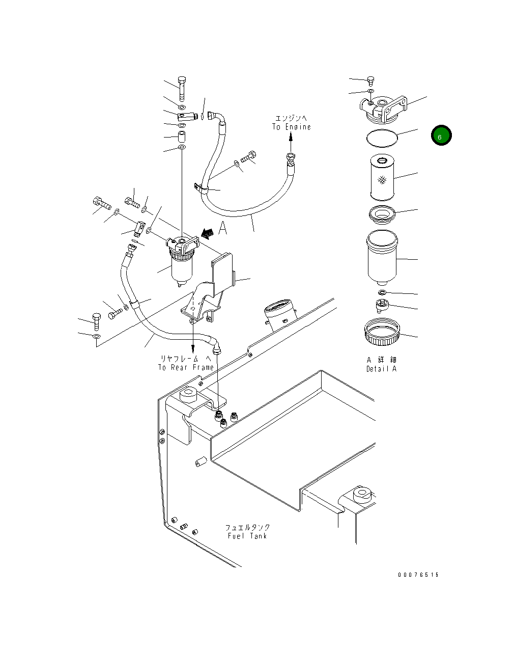Кольцо уплотнительное (O-Ring) 421-04-31470 Komatsu