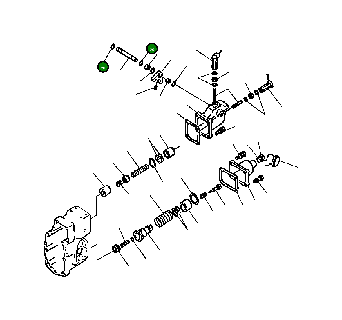 Кольцо уплотнительное (O-Ring) 1240 048 H1  Komatsu