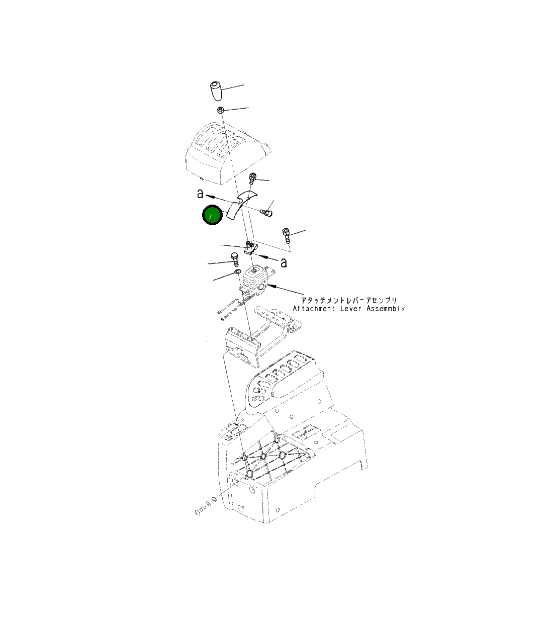 Крышка 423-43-58660 Komatsu