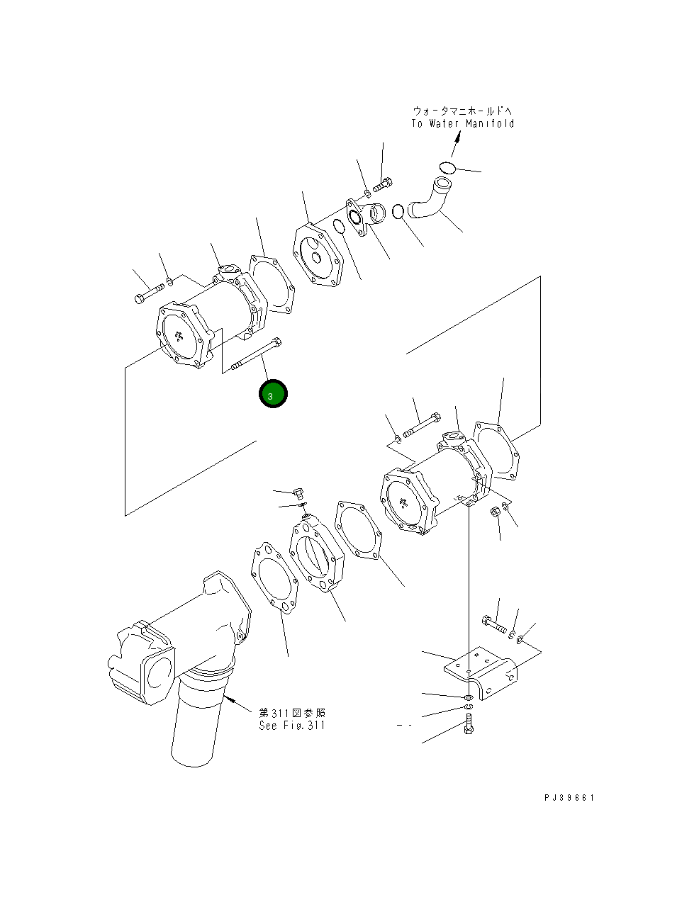 Болт 02011-70614 Komatsu