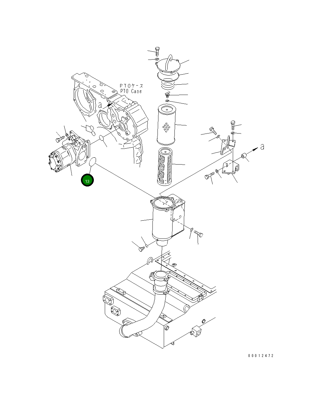 Кольцо уплотнительное (O-Ring) 07000-E2100  Komatsu