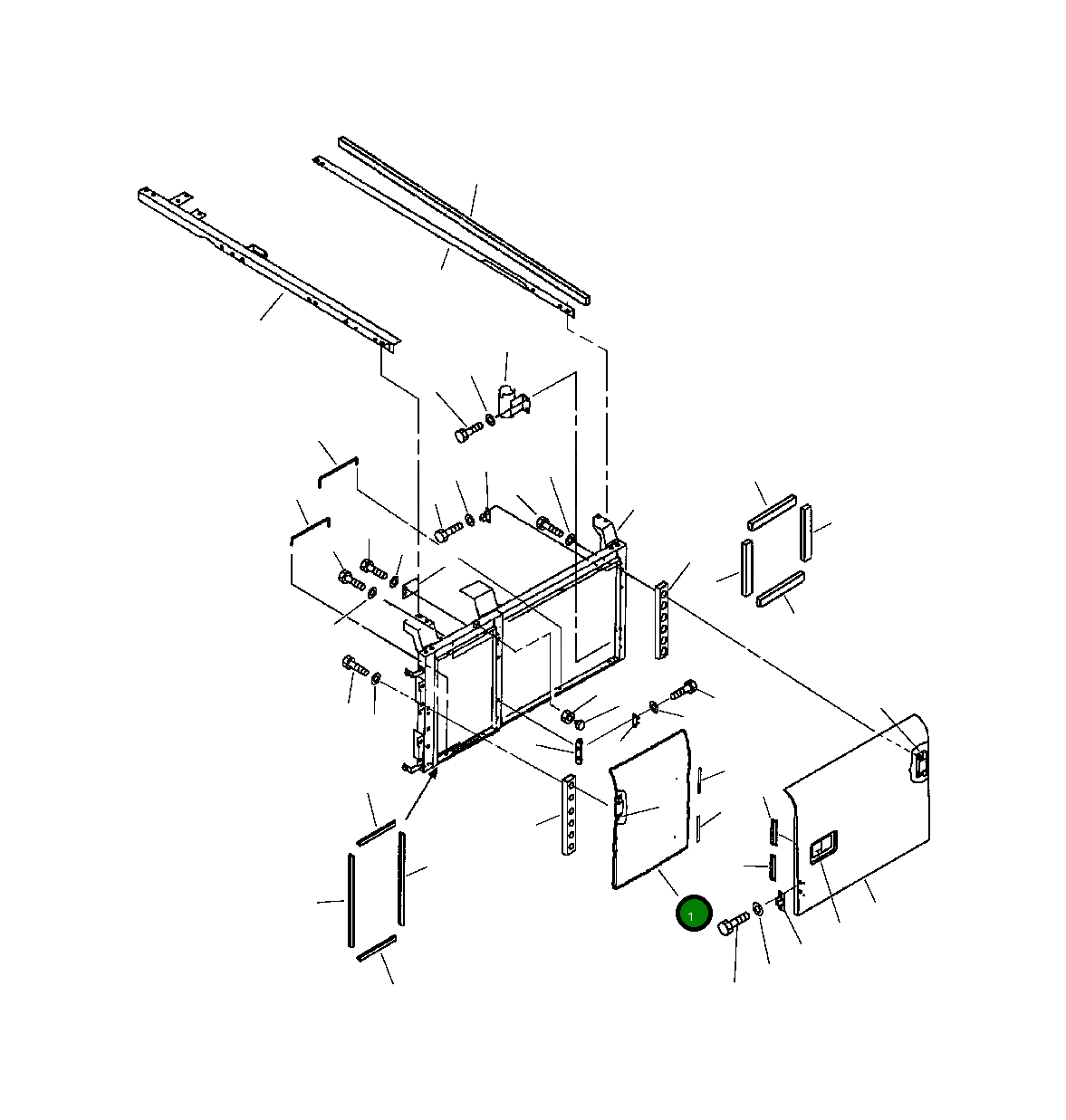 Крышка 20Y-54-A1730 Komatsu