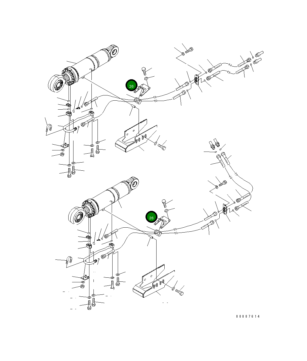 Крышка 41E-70-25570 Komatsu