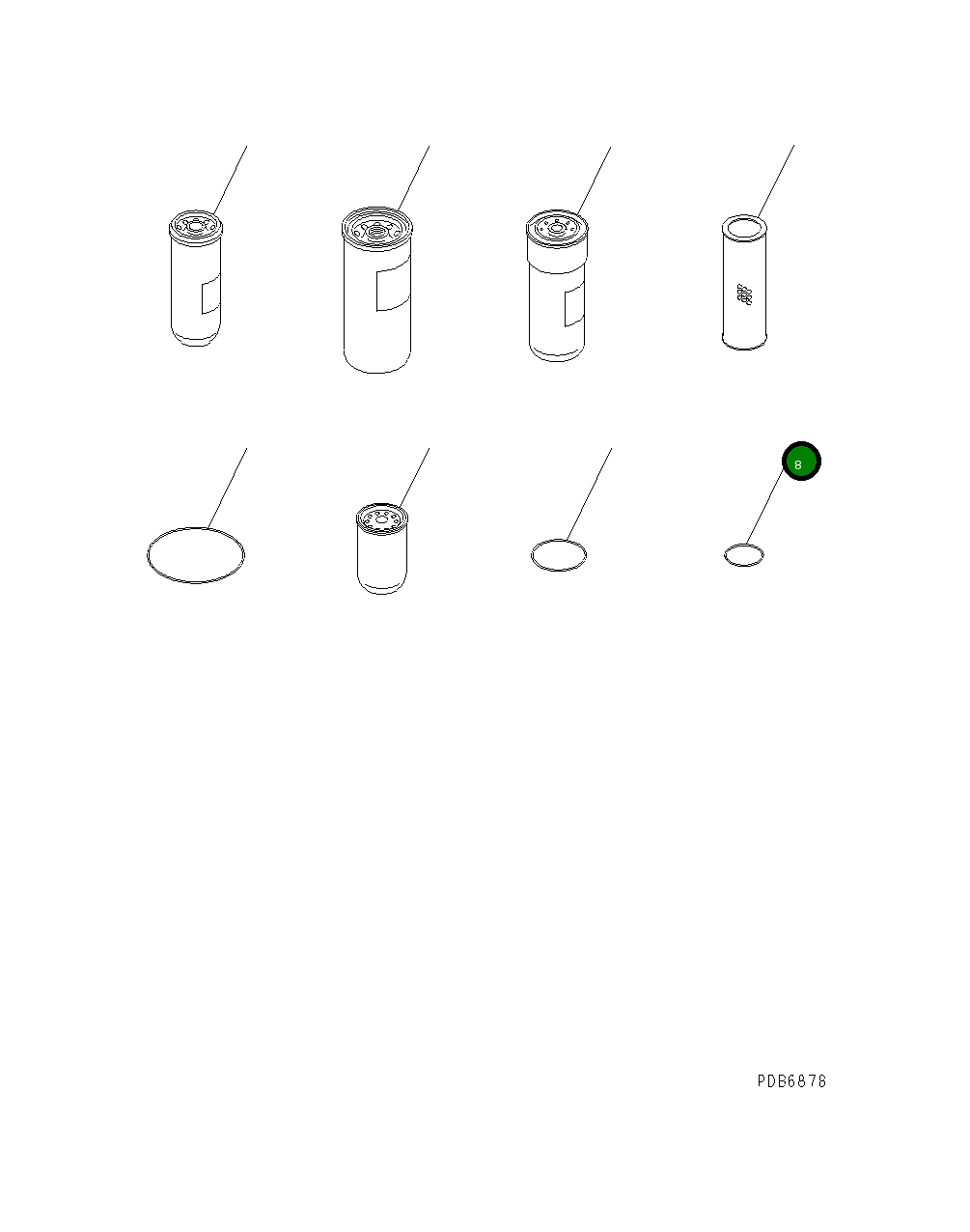 Кольцо уплотнительное (O-Ring) 07002-E2434 Komatsu