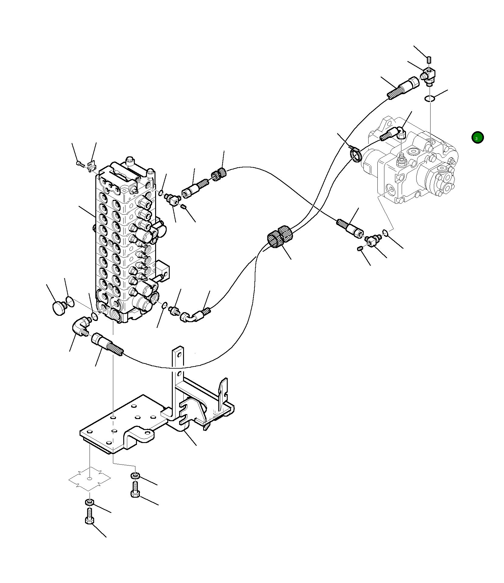 Кольцо уплотнительное (O-Ring) 855051116 Komatsu