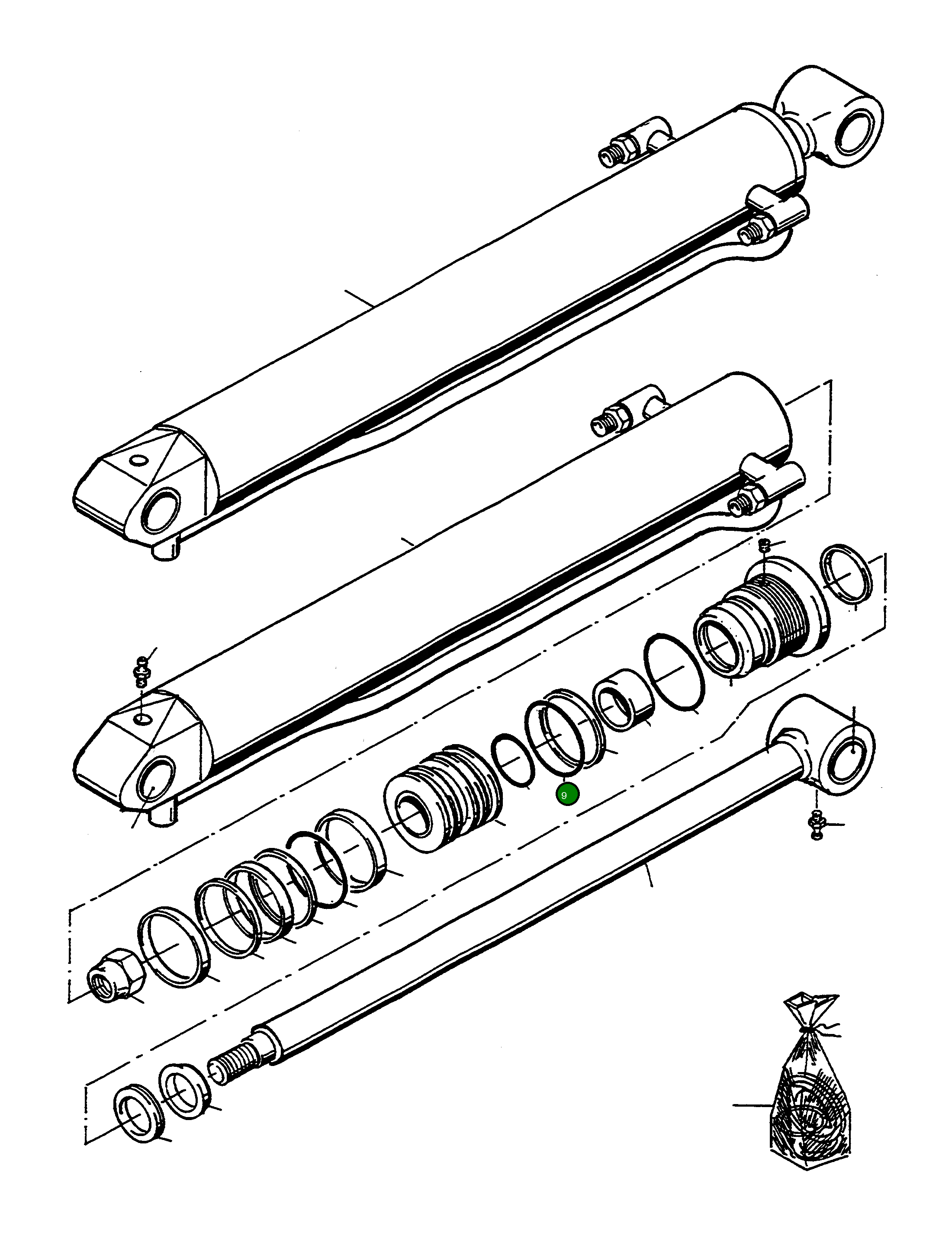 Кольцо уплотнительное (O-Ring) 4918772M1 Komatsu