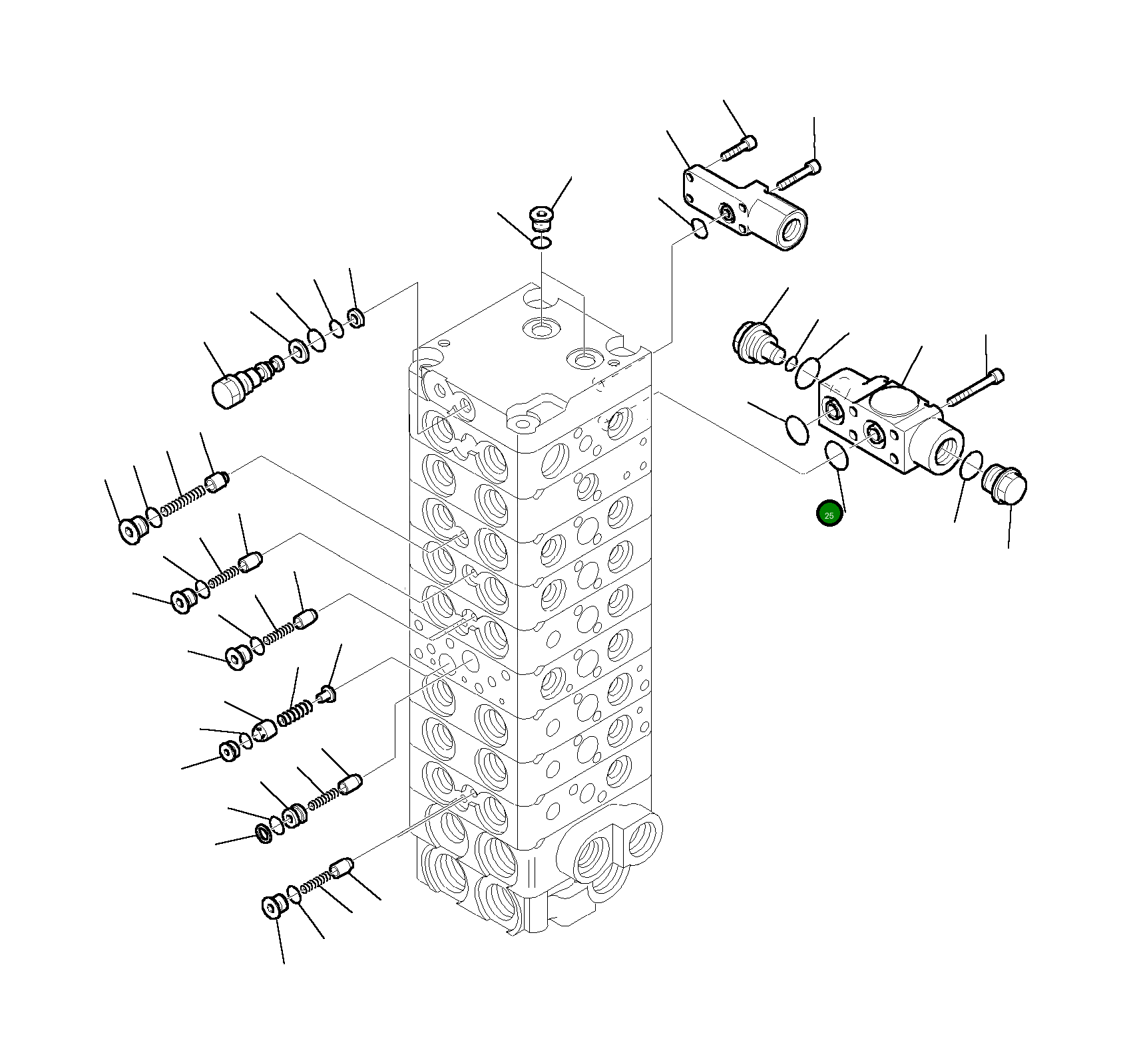 Кольцо уплотнительное (O-Ring) 890001027 Komatsu