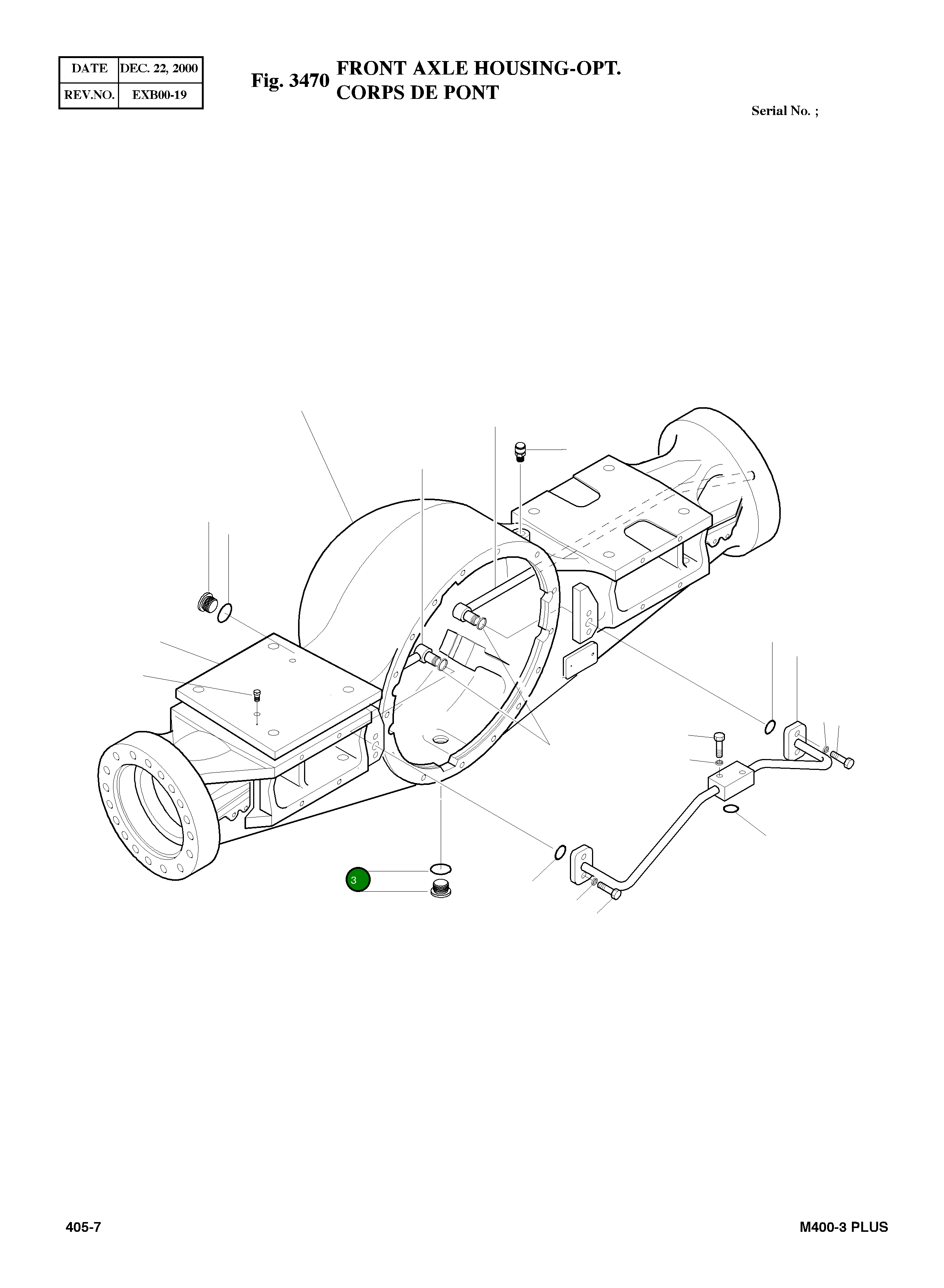 Кольцо уплотнительное (O-Ring) 4180-7132  Komatsu