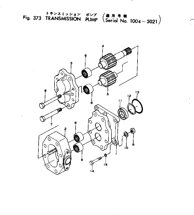 Болт 07432-11190  Komatsu
