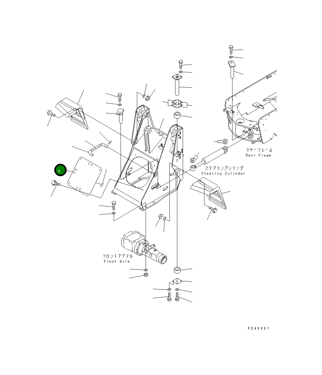 Крышка 363-46-34120 Komatsu