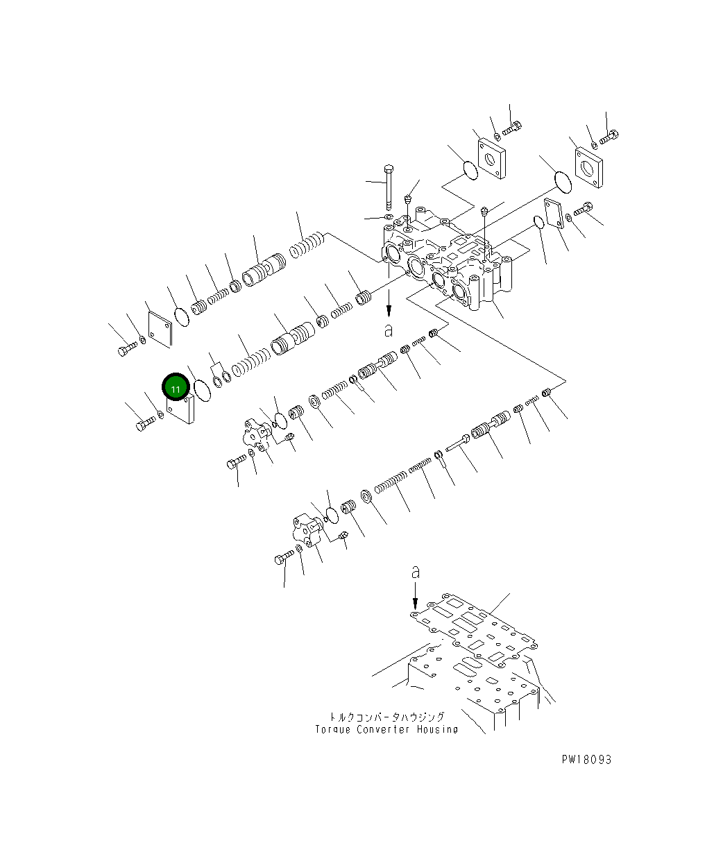 Крышка 17M-13-26670 Komatsu