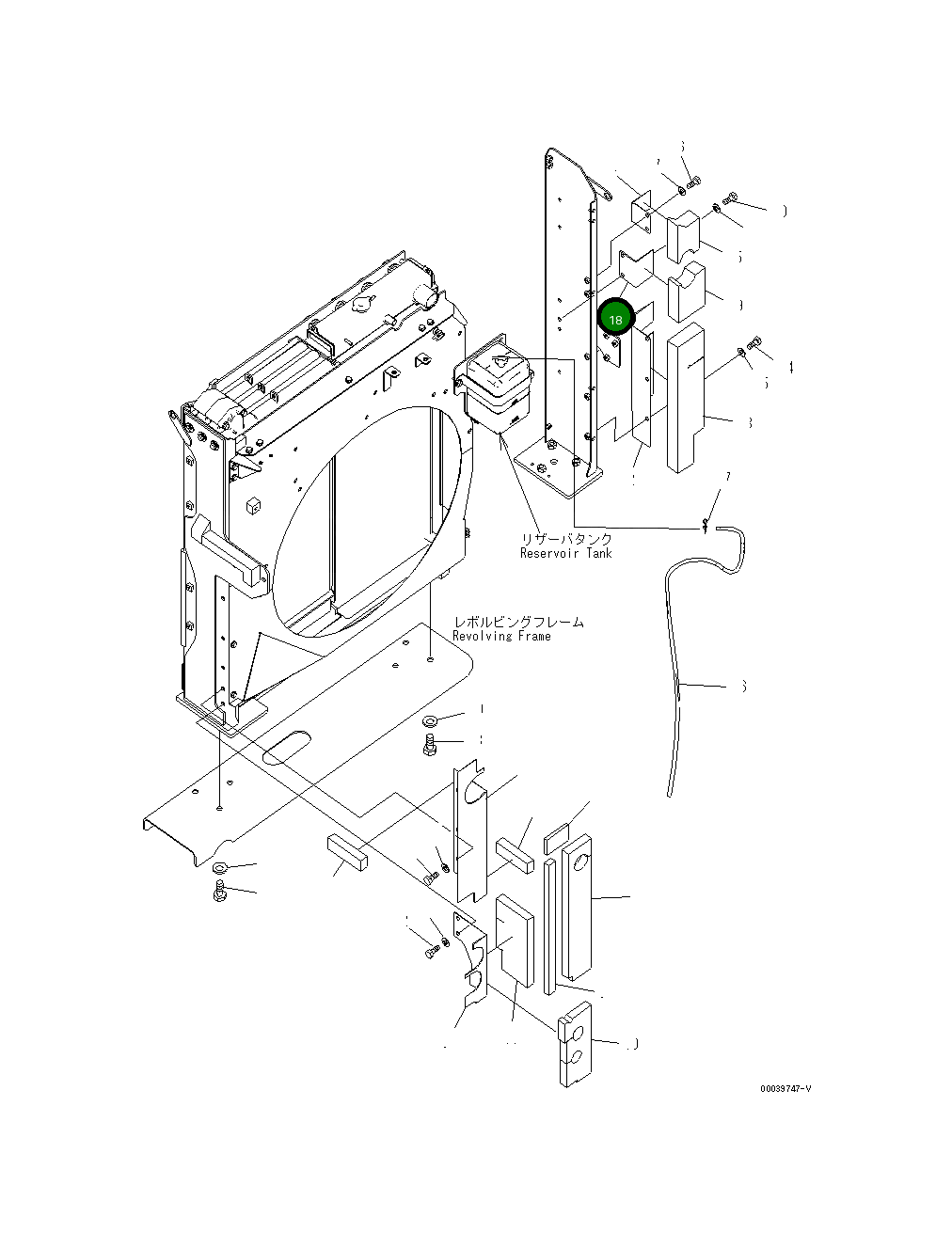 Крышка 208-03-75731  Komatsu