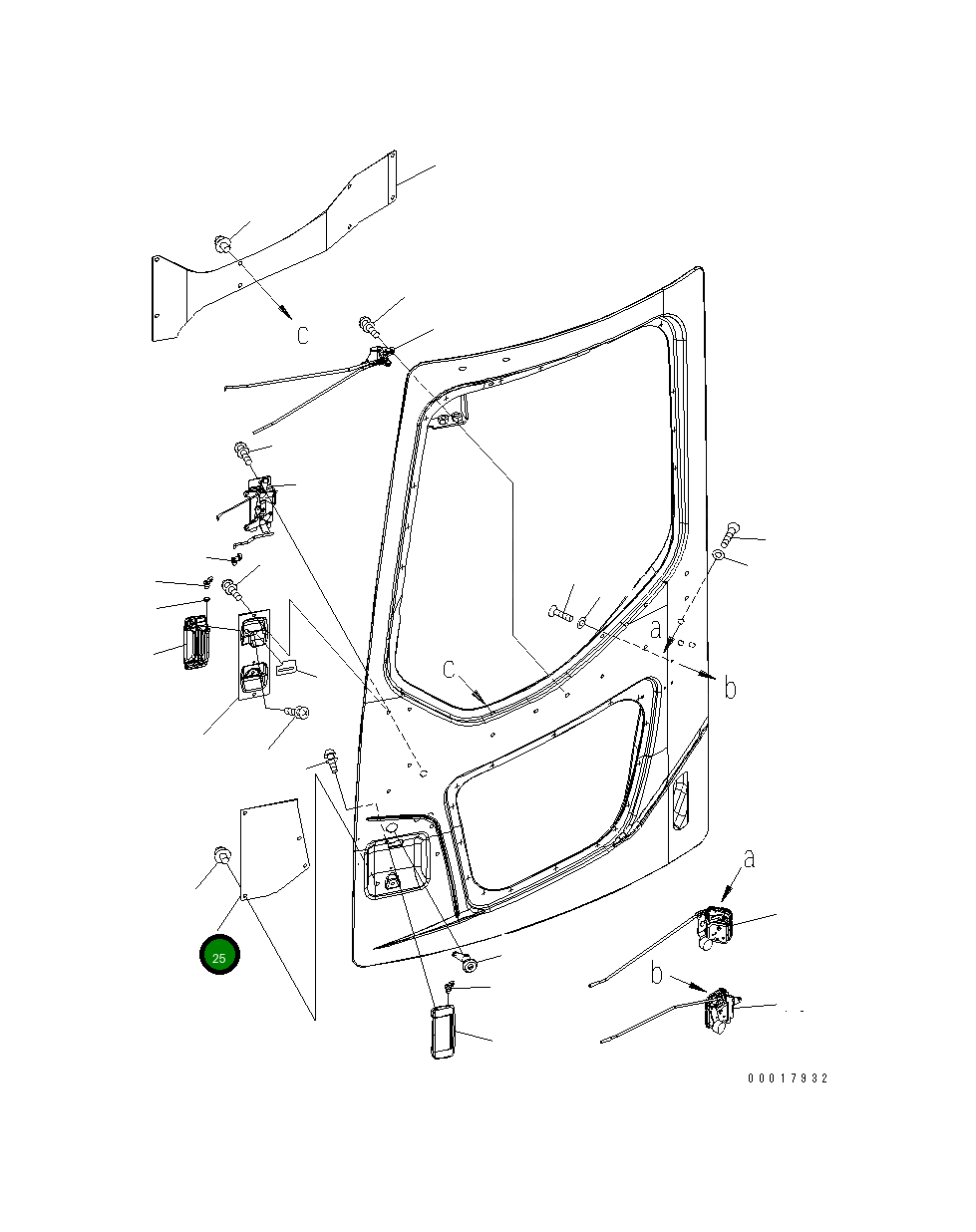 Крышка 22B-54-16451 Komatsu