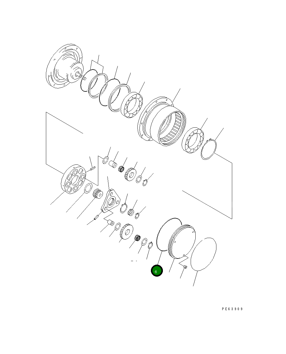 Кольцо уплотнительное (O-Ring) 20P-60-71140 Komatsu