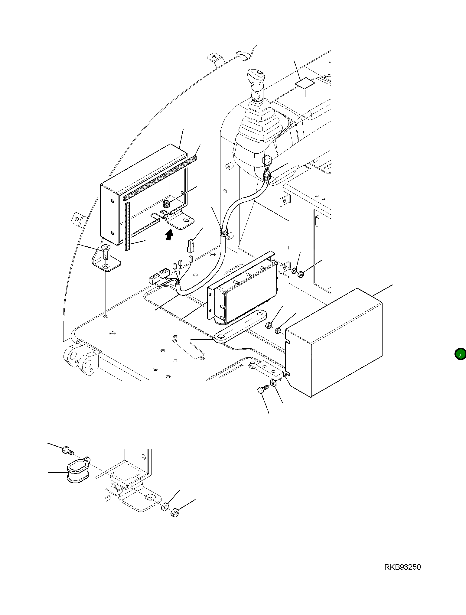 Крышка 2A1-09-R2X40 Komatsu
