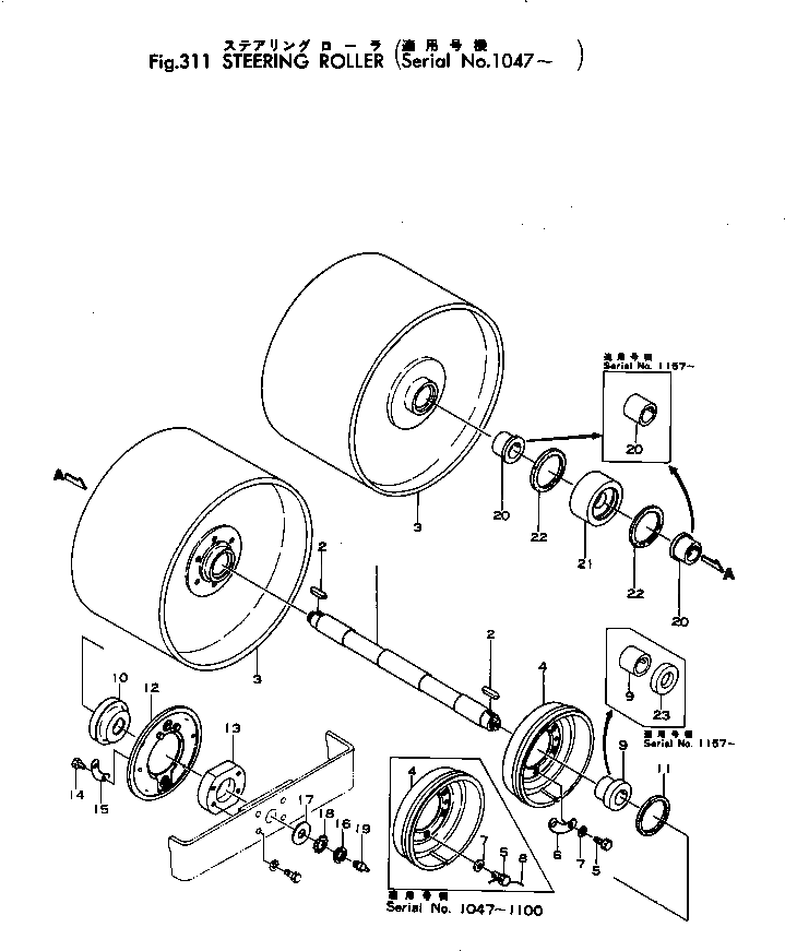 Болт 267-70-15390  Komatsu