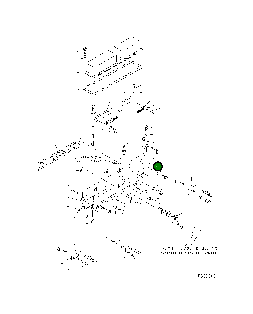 Кольцо уплотнительное (O-Ring) 568-15-17260 Komatsu