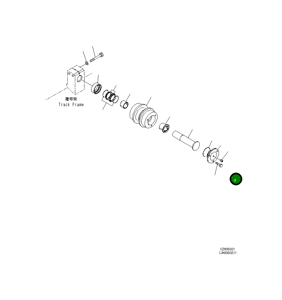 Крышка 207-30-D1670 Komatsu