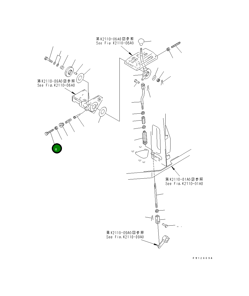 Болт 01016-80860 Komatsu
