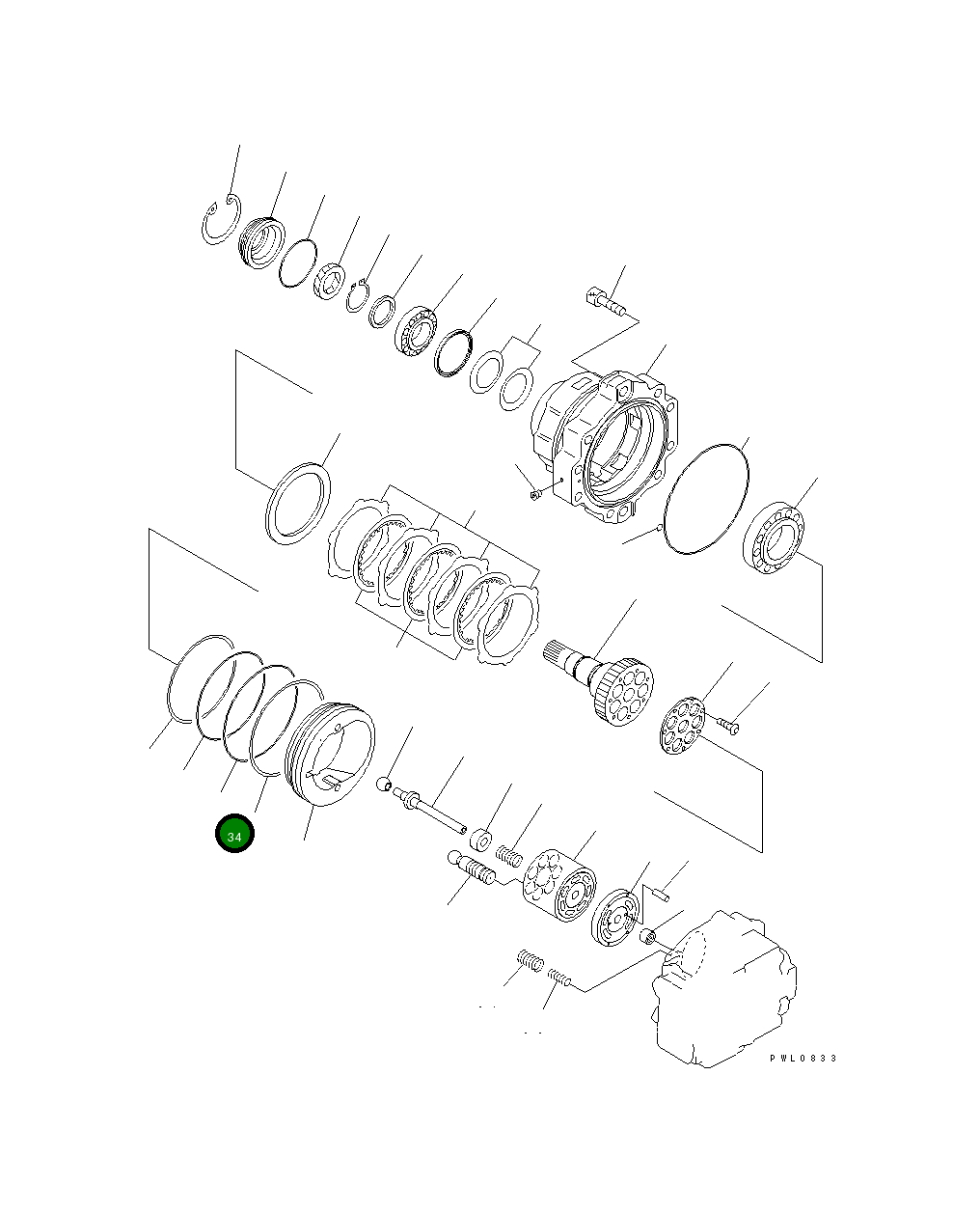 Кольцо уплотнительное (O-Ring) 07000-15170 Komatsu