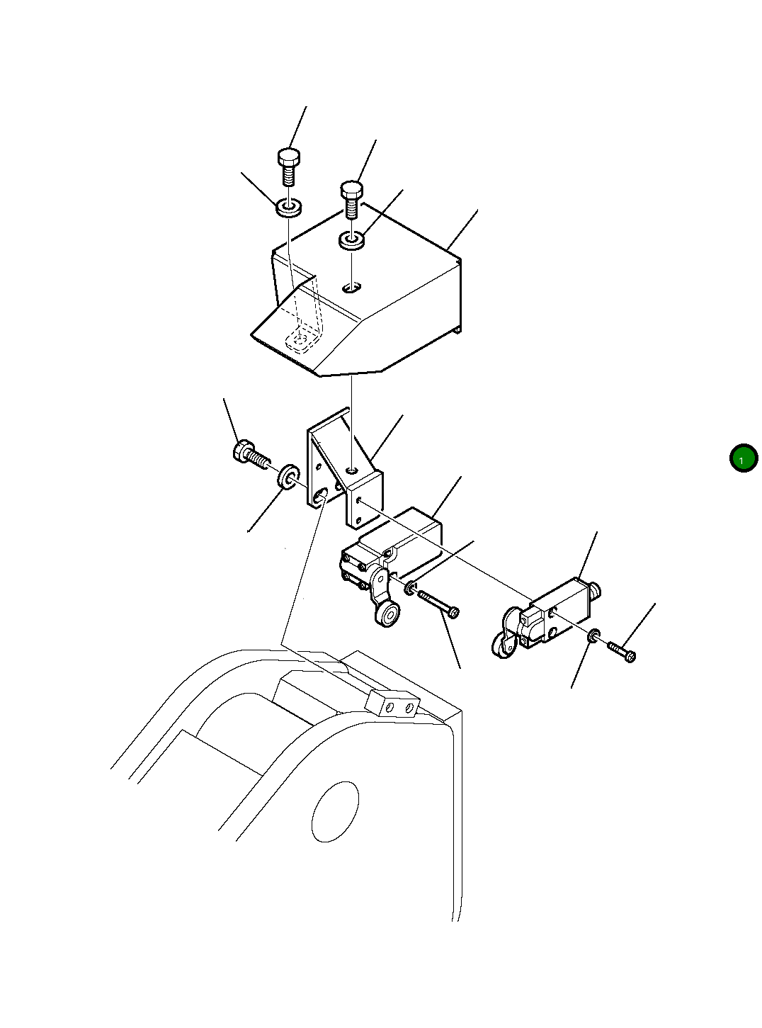 Крышка 395-720-1231 Komatsu