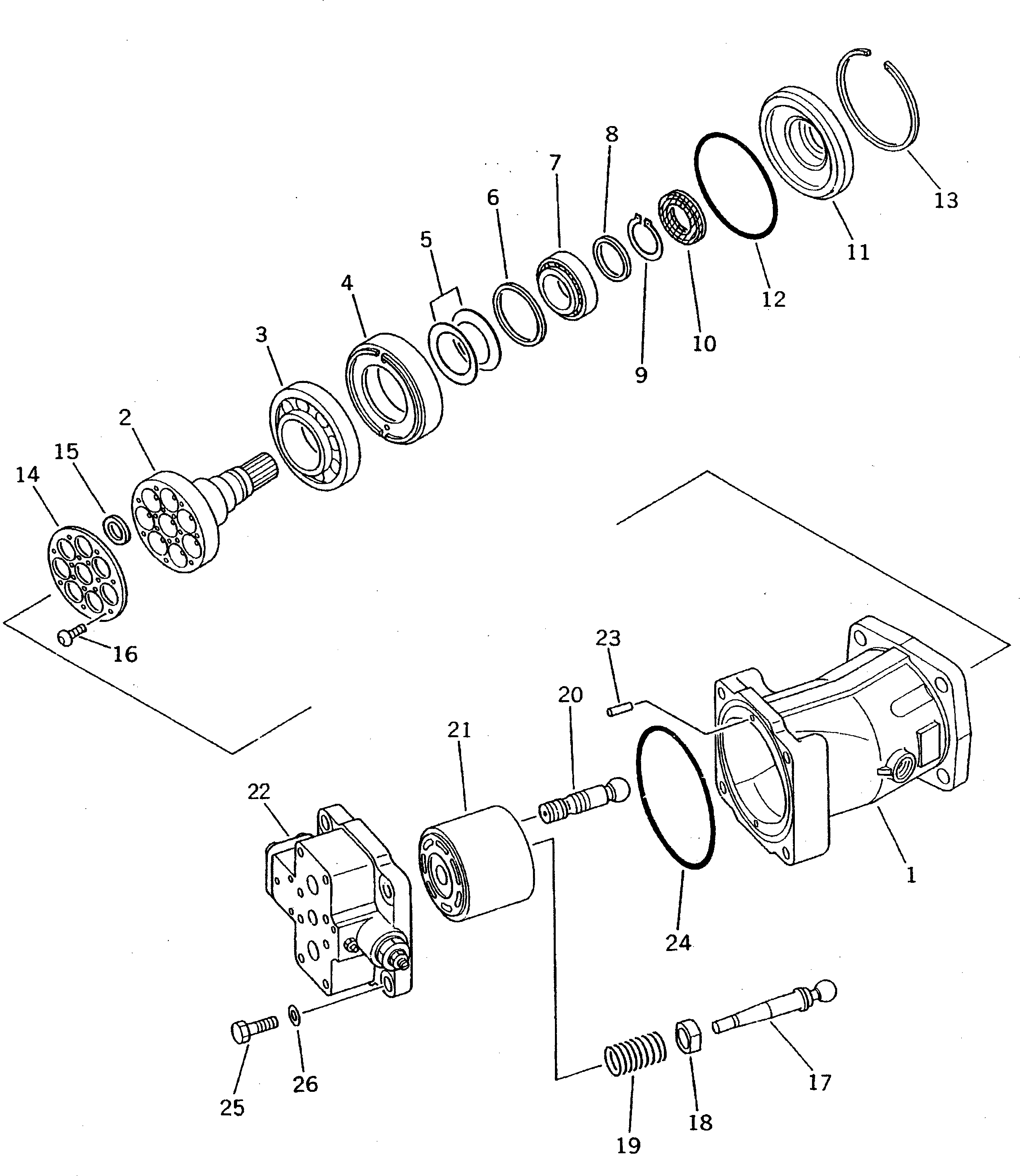 Болт 01010-61855 Komatsu
