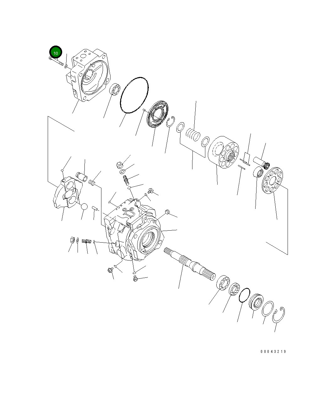 Болт 01010-61470 Komatsu