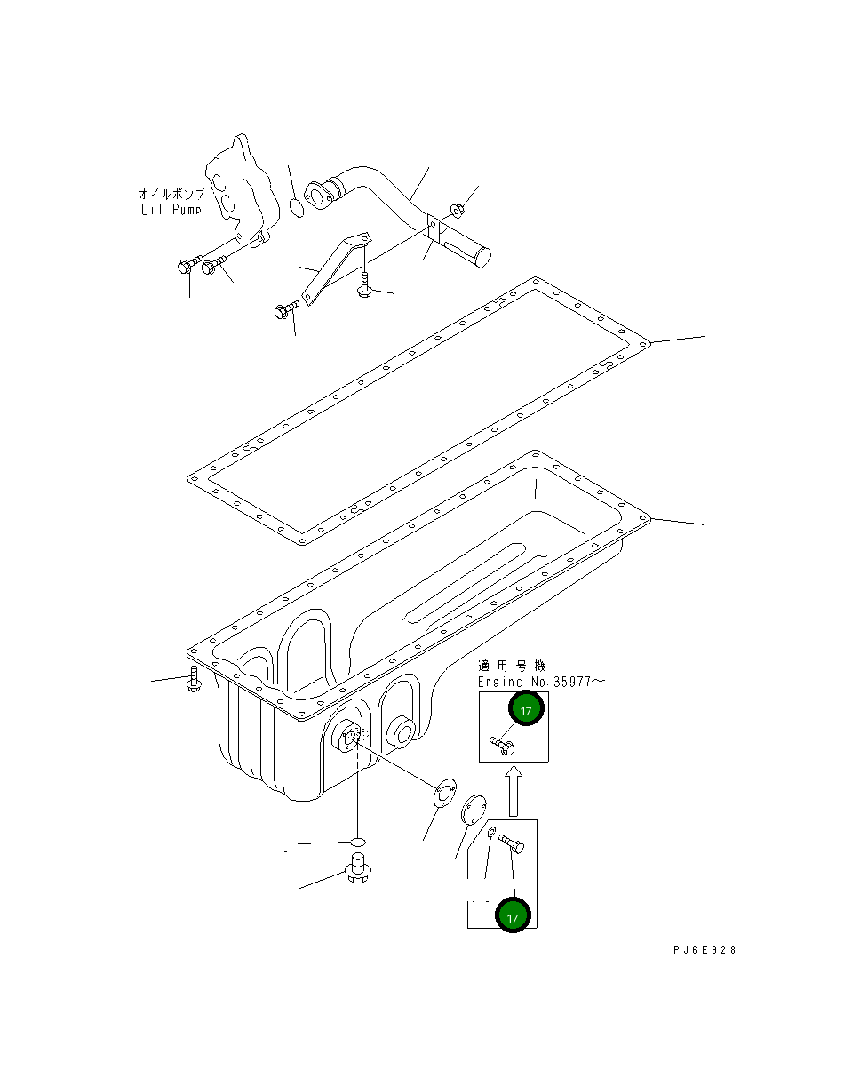 Болт 01010-80610 Komatsu