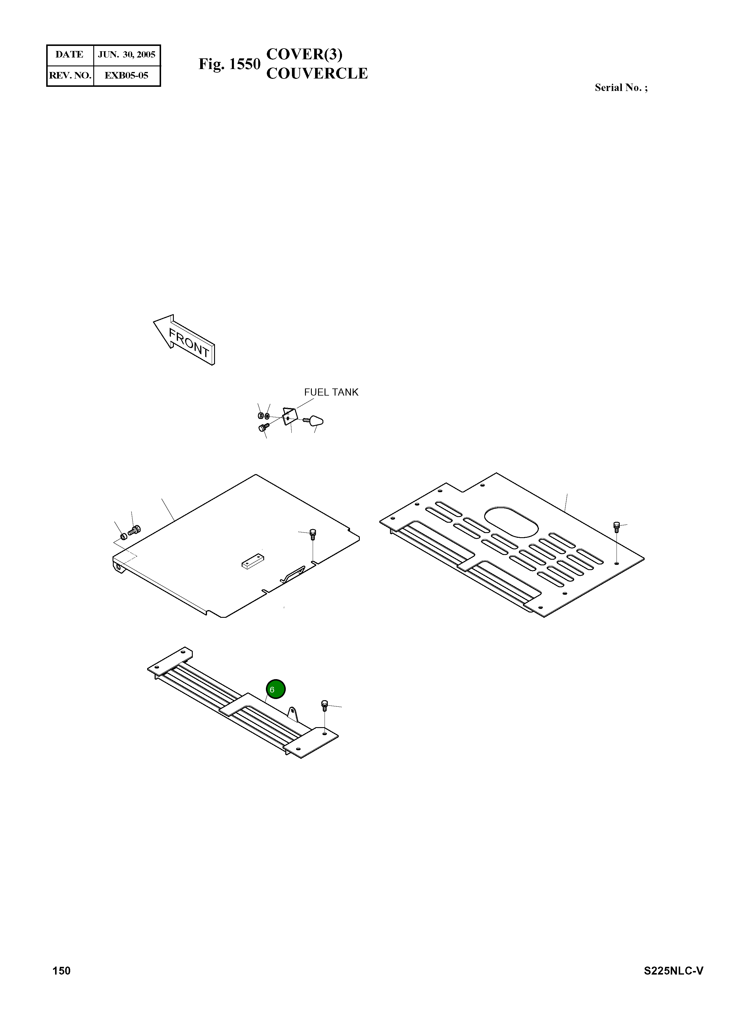 Крышка 621-02456 Komatsu