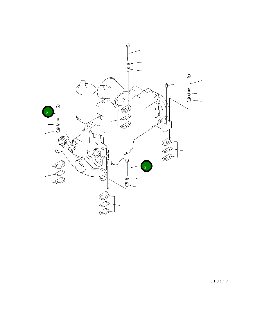 Болт 01011-82210 Komatsu