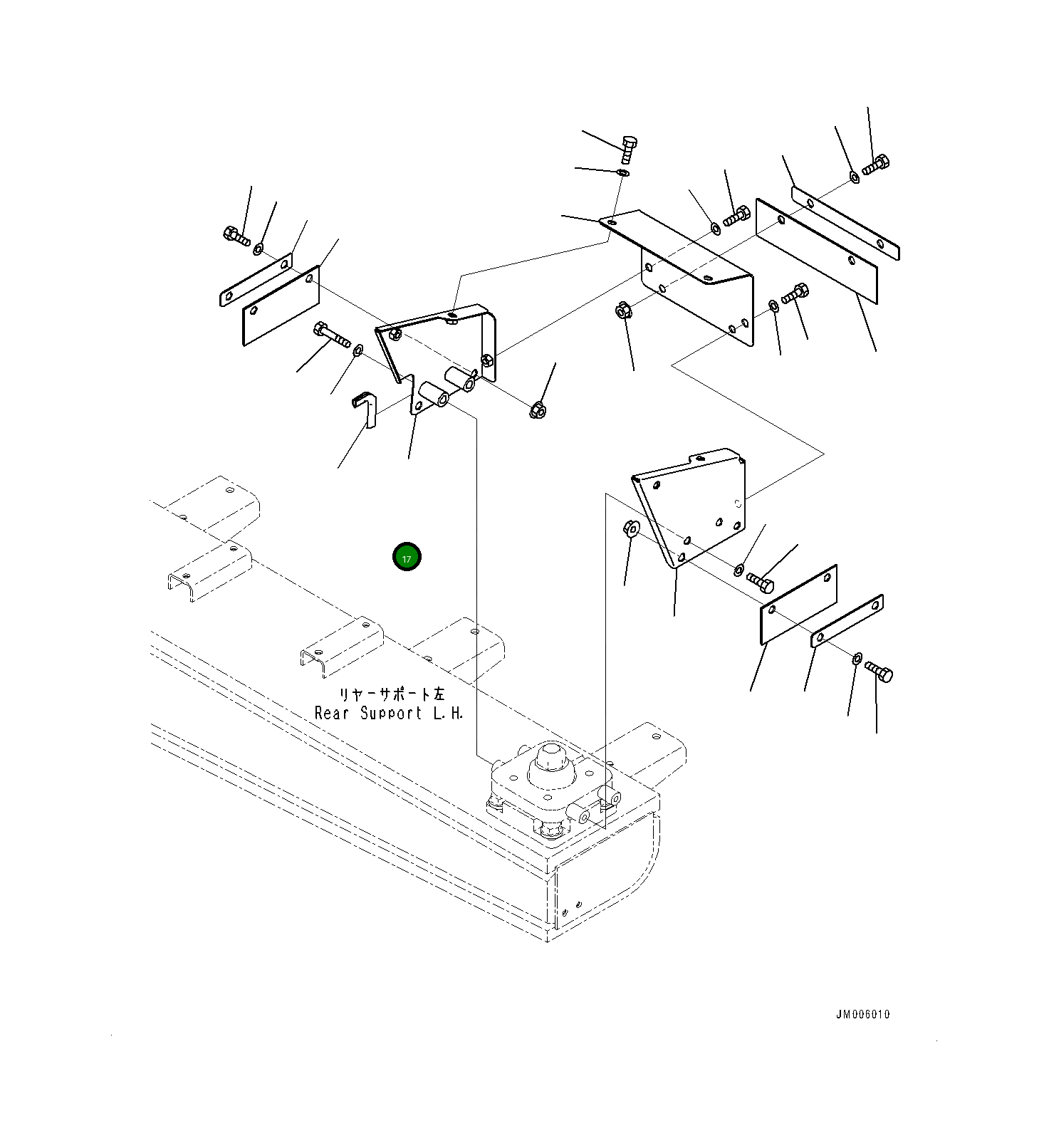 Крышка 561-54-8H710  Komatsu