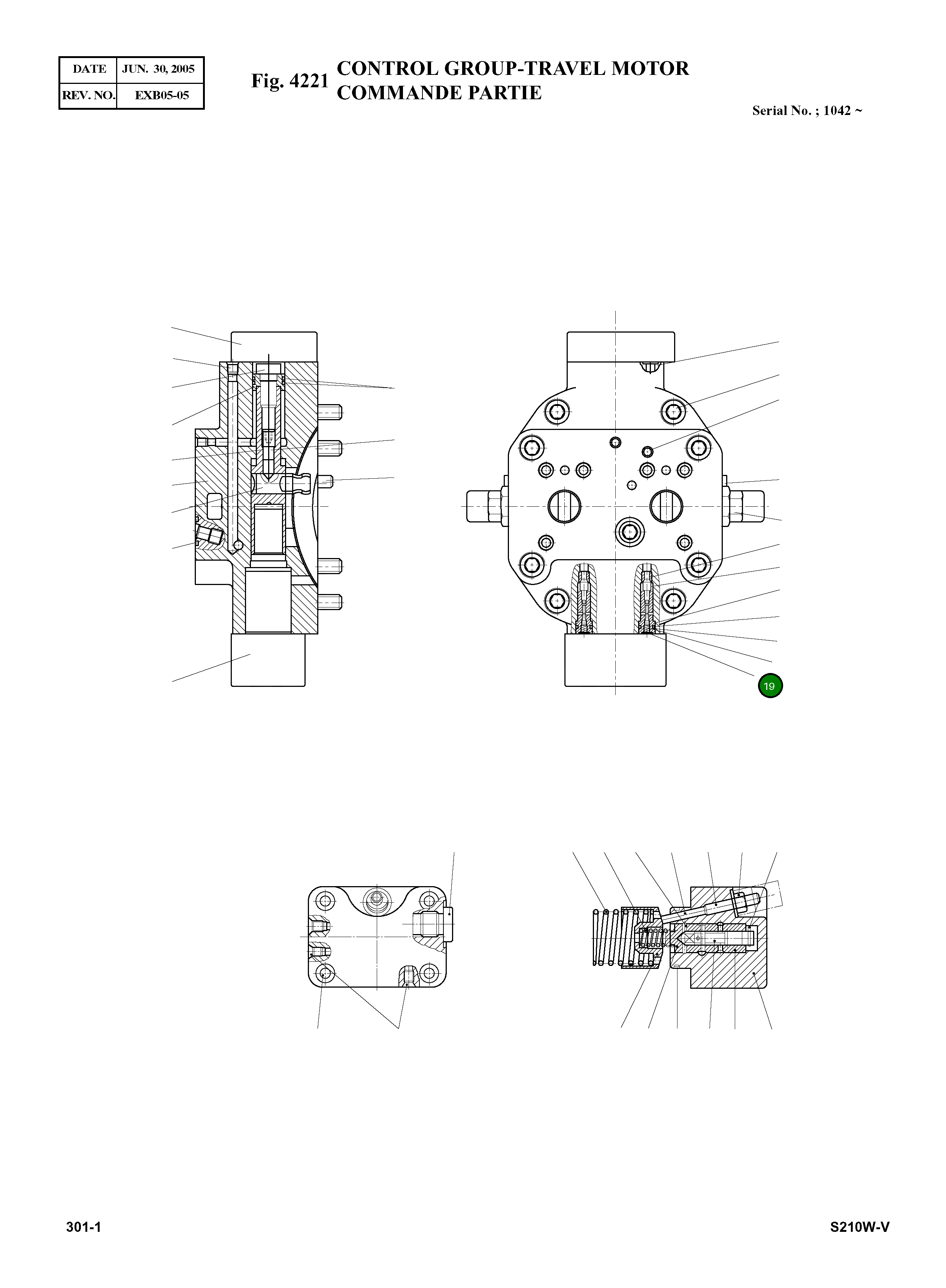 Кольцо уплотнительное (O-Ring) 09830726 Komatsu