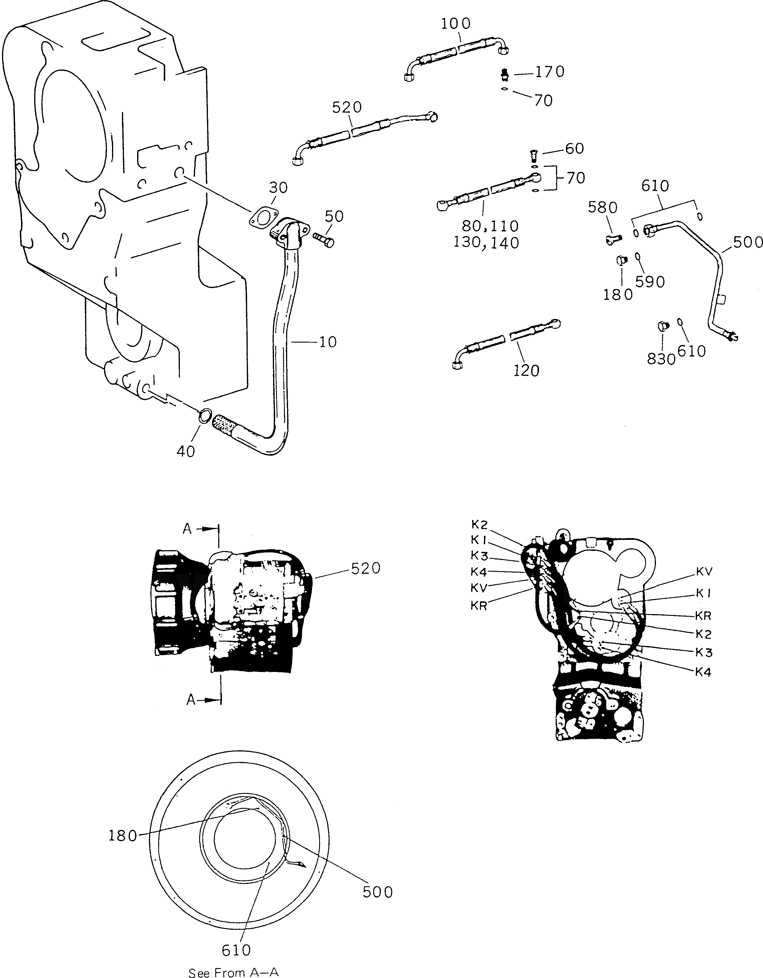 Болт BW060455  Komatsu
