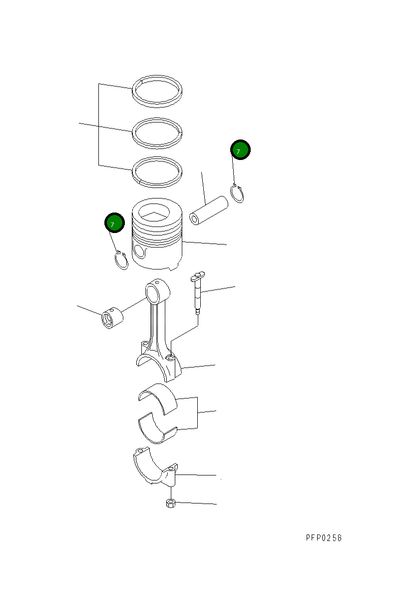 Кольцо 6742-01-2780 Komatsu