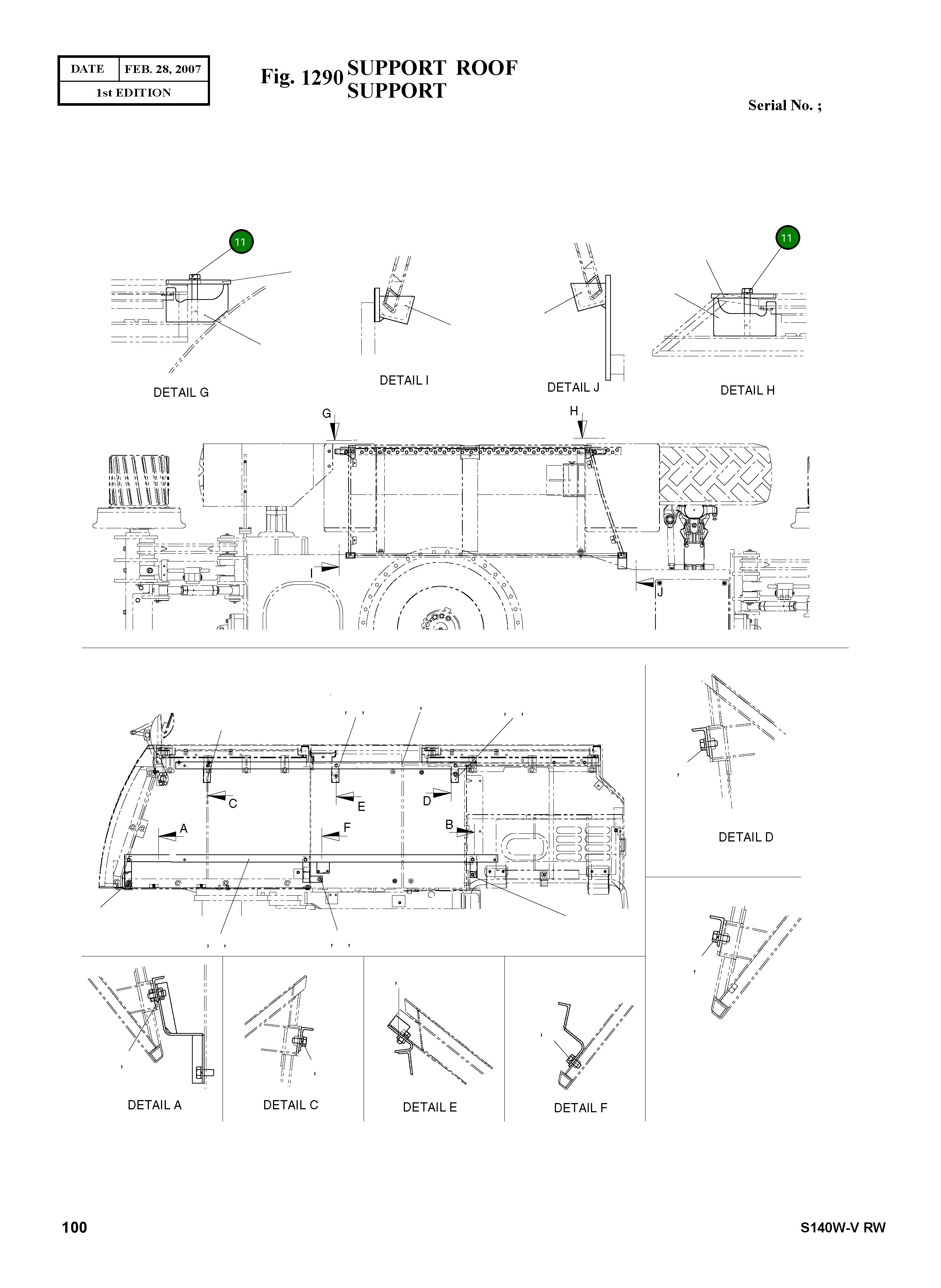 Болт S0561163 Komatsu