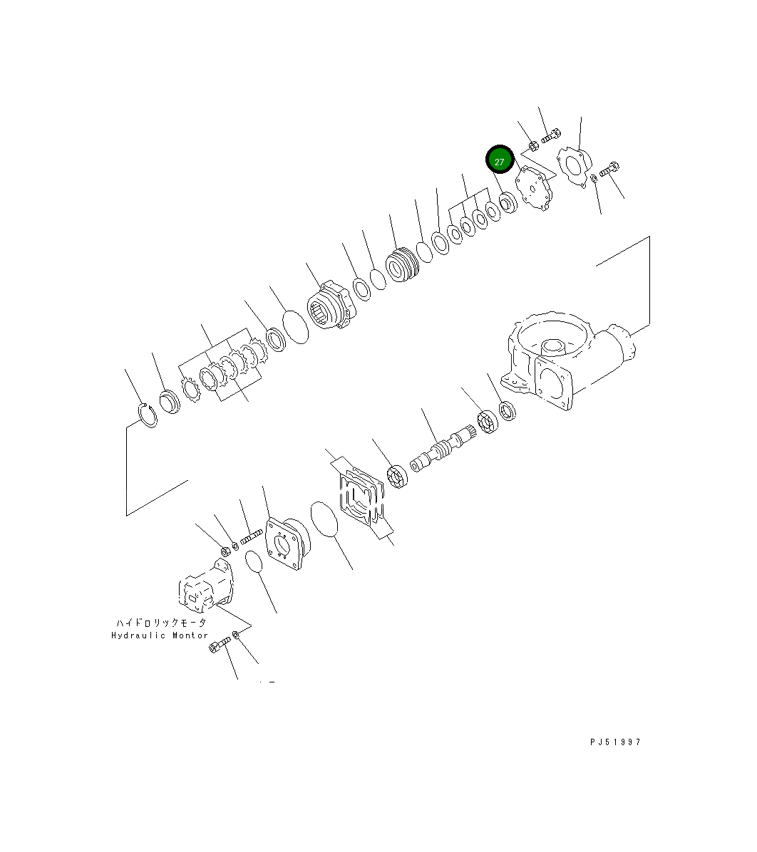 Крышка 235-70-15270 Komatsu