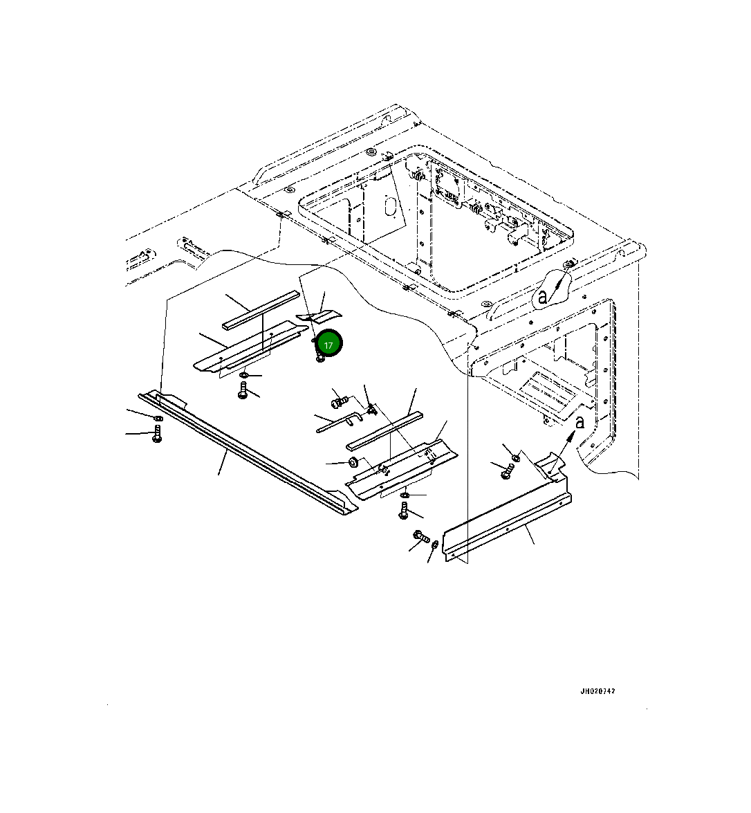 Крышка 4A2-53-12481 Komatsu