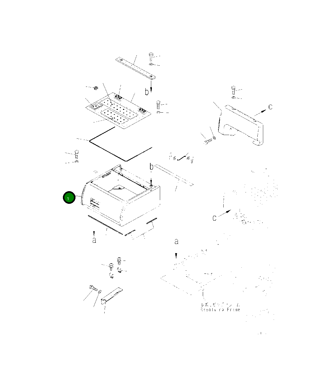 Крышка 2A6-54-11123 Komatsu