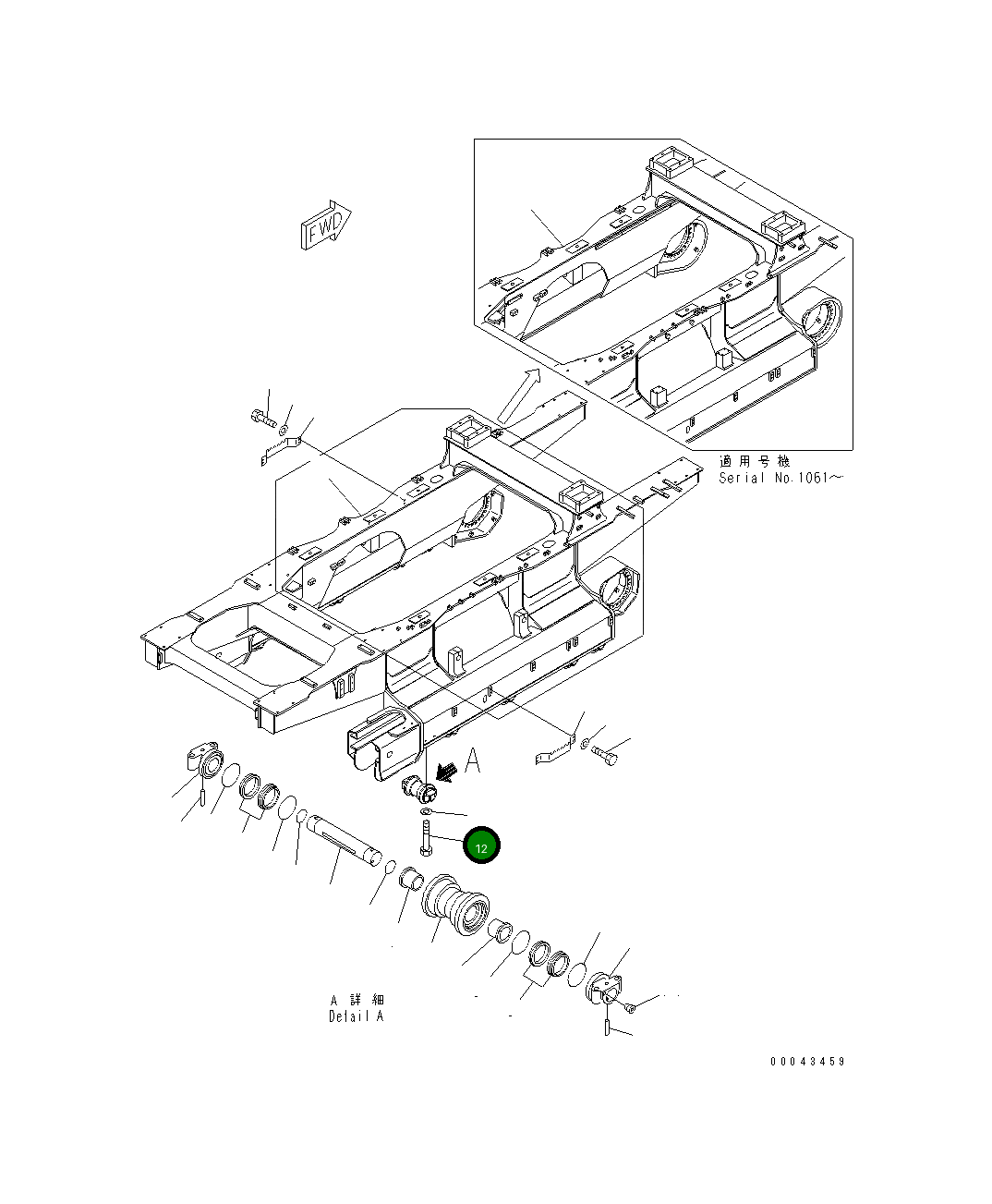 Болт 207-30-56190 Komatsu