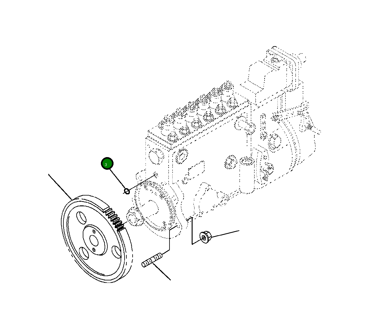 Кольцо уплотнительное (O-Ring) 1241 232 H2 Komatsu