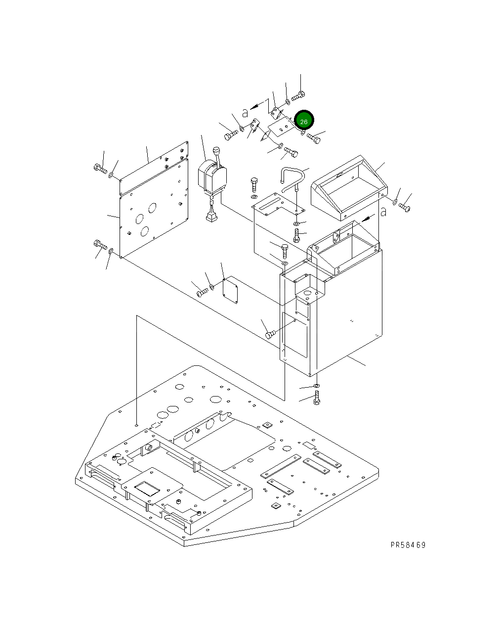 Крышка 234-54-51280 Komatsu