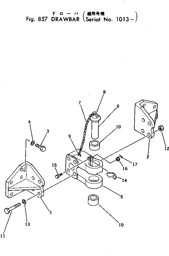 Болт 198-69-11170  Komatsu