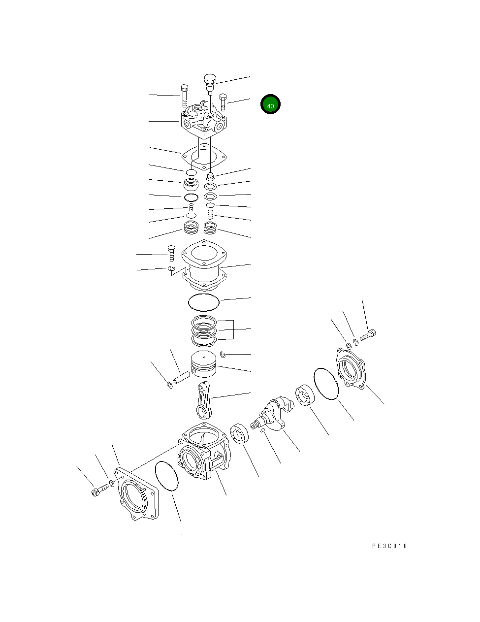 Болт DK487088-0100  Komatsu