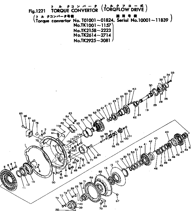 Болт F6803-61440  Komatsu