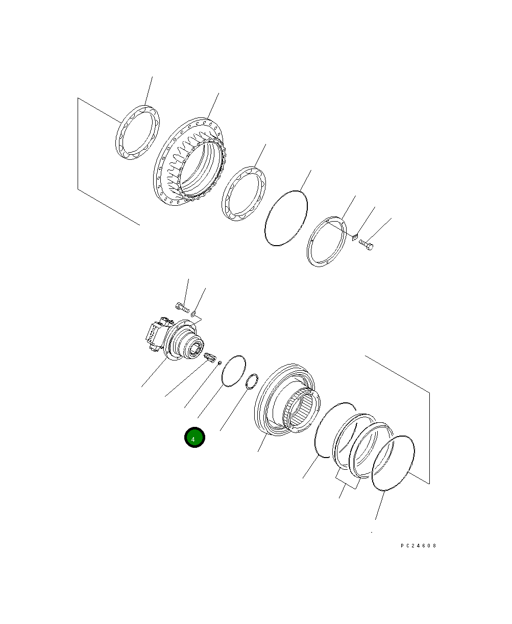 Кольцо уплотнительное (O-Ring) 209-27-71370 Komatsu