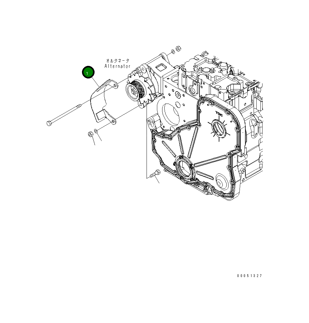 Крышка 6745-81-6120 Komatsu