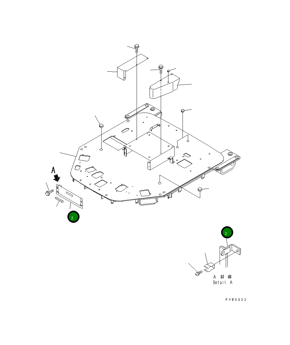 Крышка 421-54-22121 Komatsu