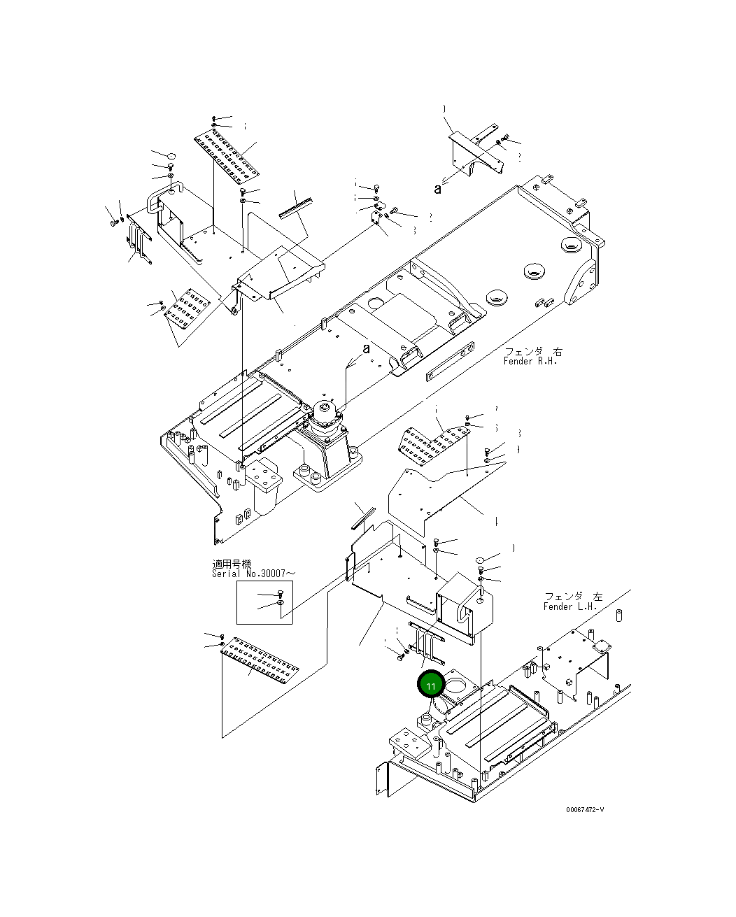 Крышка 198-54-75110 Komatsu