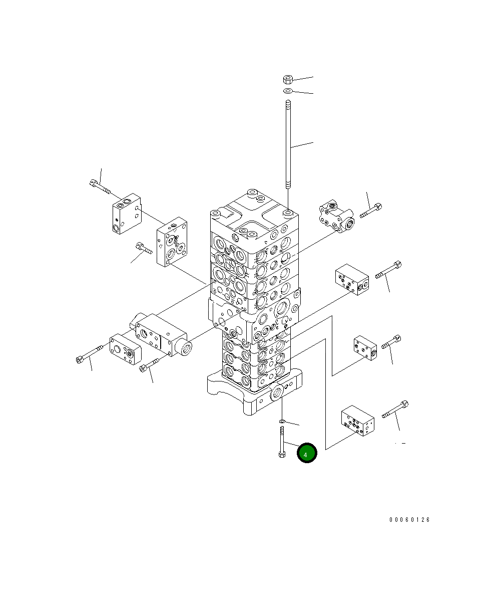 Болт 723-26-16880 Komatsu